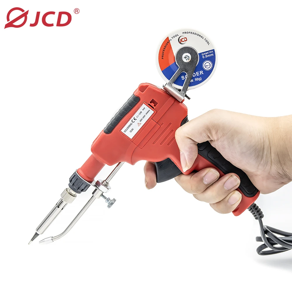 

JCD 80W Electric Soldering Iron Gun Hand-held Soldering Iron 220V/110V Automatically Send Tin Gun Soldering Welding Repair Tools