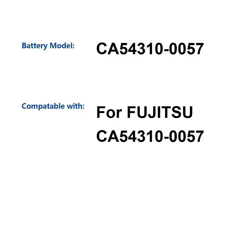 

Mobile Phone Battery High Capacity For Fujitsu CA54310-0057 Fast Charging 3500Mah