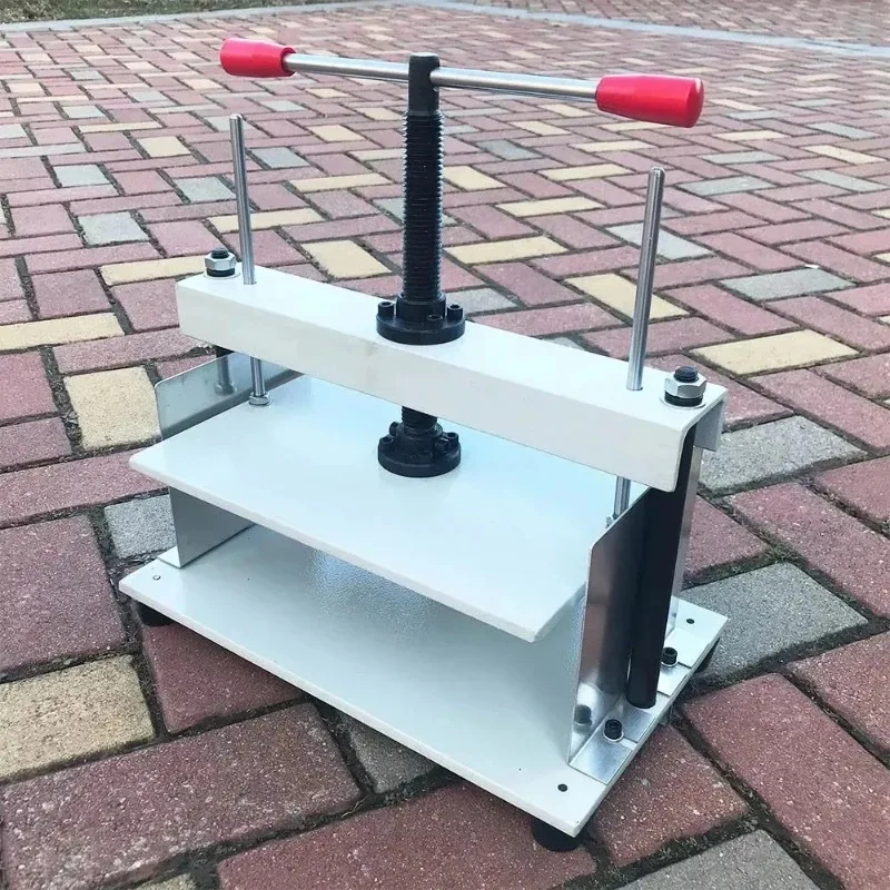 Desktop Paper Flattening Machine - Manual Voucher Ticket & Coin Flattening Device
