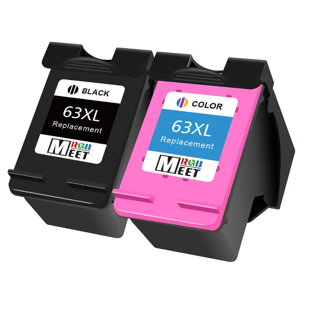 

63XL Replacement For HP63 HP 63 XL Ink Cartridge Compatible Deskjet 1110 1111 1112 2130 2131 2132 2133 2134 2136 Printer