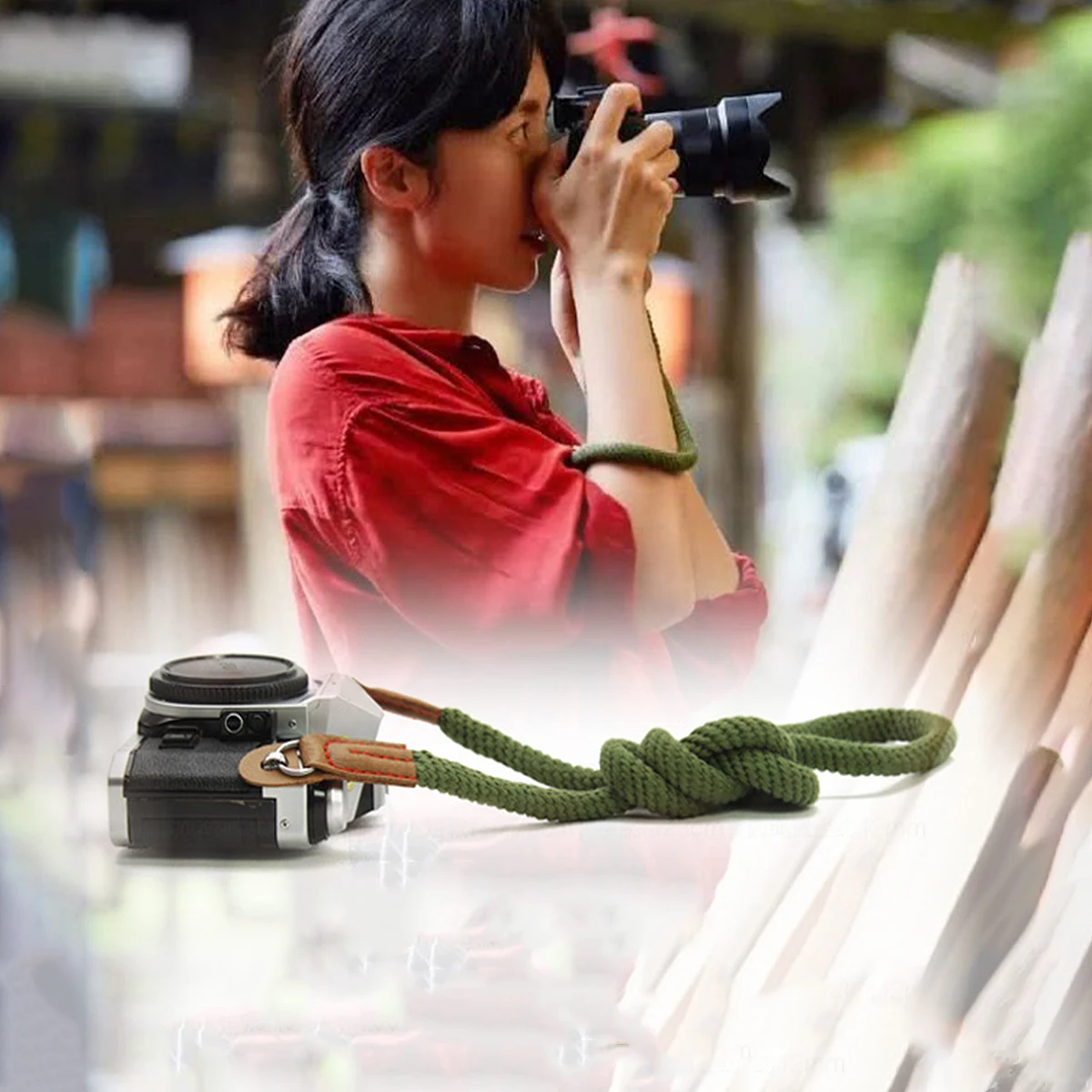 

Camera Straps Rope for DSLR Mirrorless Wrist Lanyard Halter Strong Durable Beautiful Safe Practical Gift