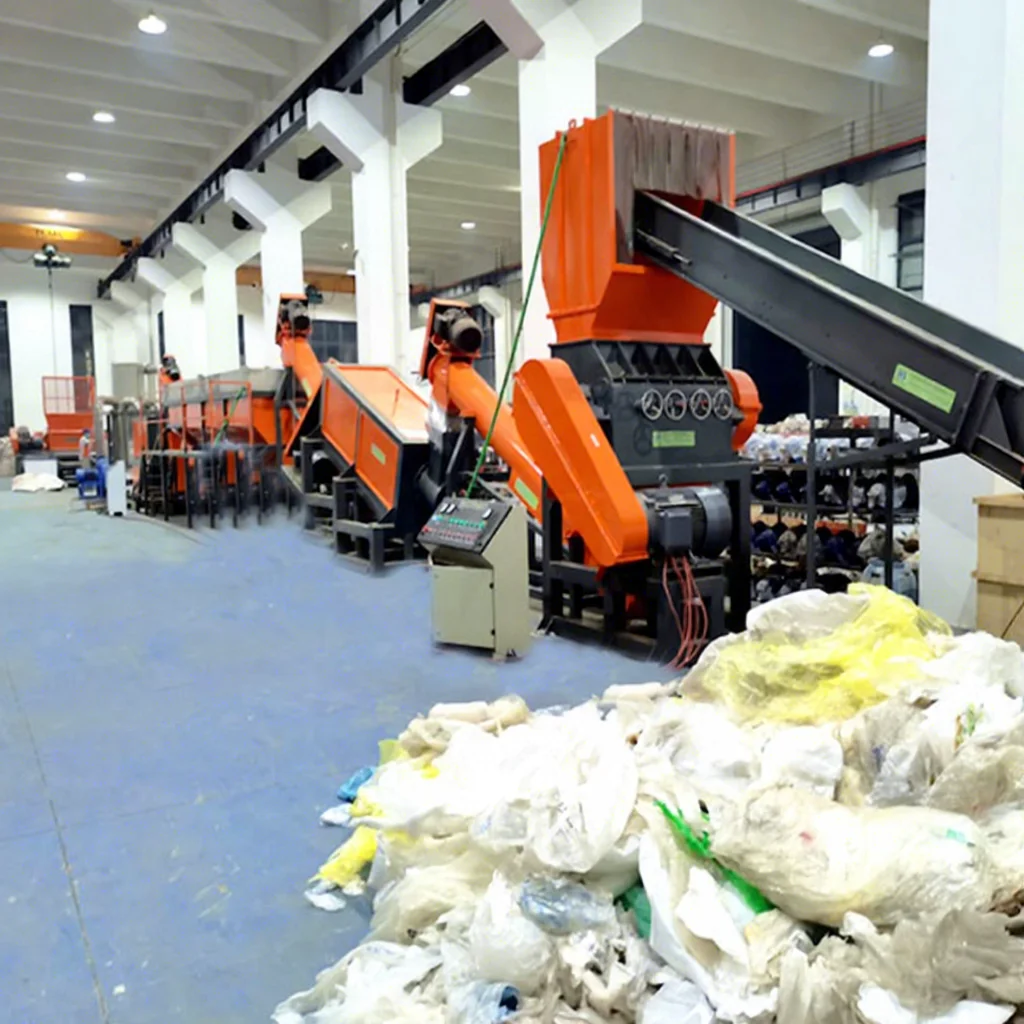 Competitive Price China Hot Sale Automatic PP/PE Recycling Washing Line Dewatering Machine Gearbox For Plastic Waste Processing