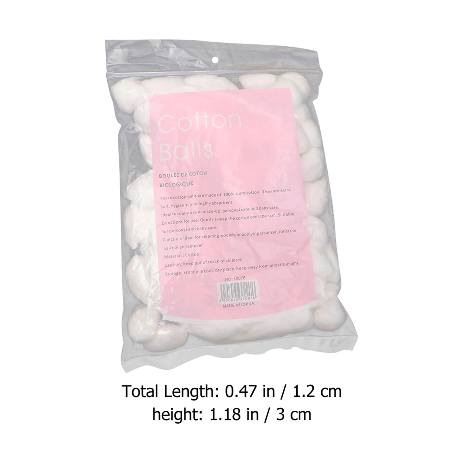 400Pcs Makeup Remover Cotton Balls High Durability Salon Tattoo Supplies Absorbent Non Sterile Cotton Balls Supplies