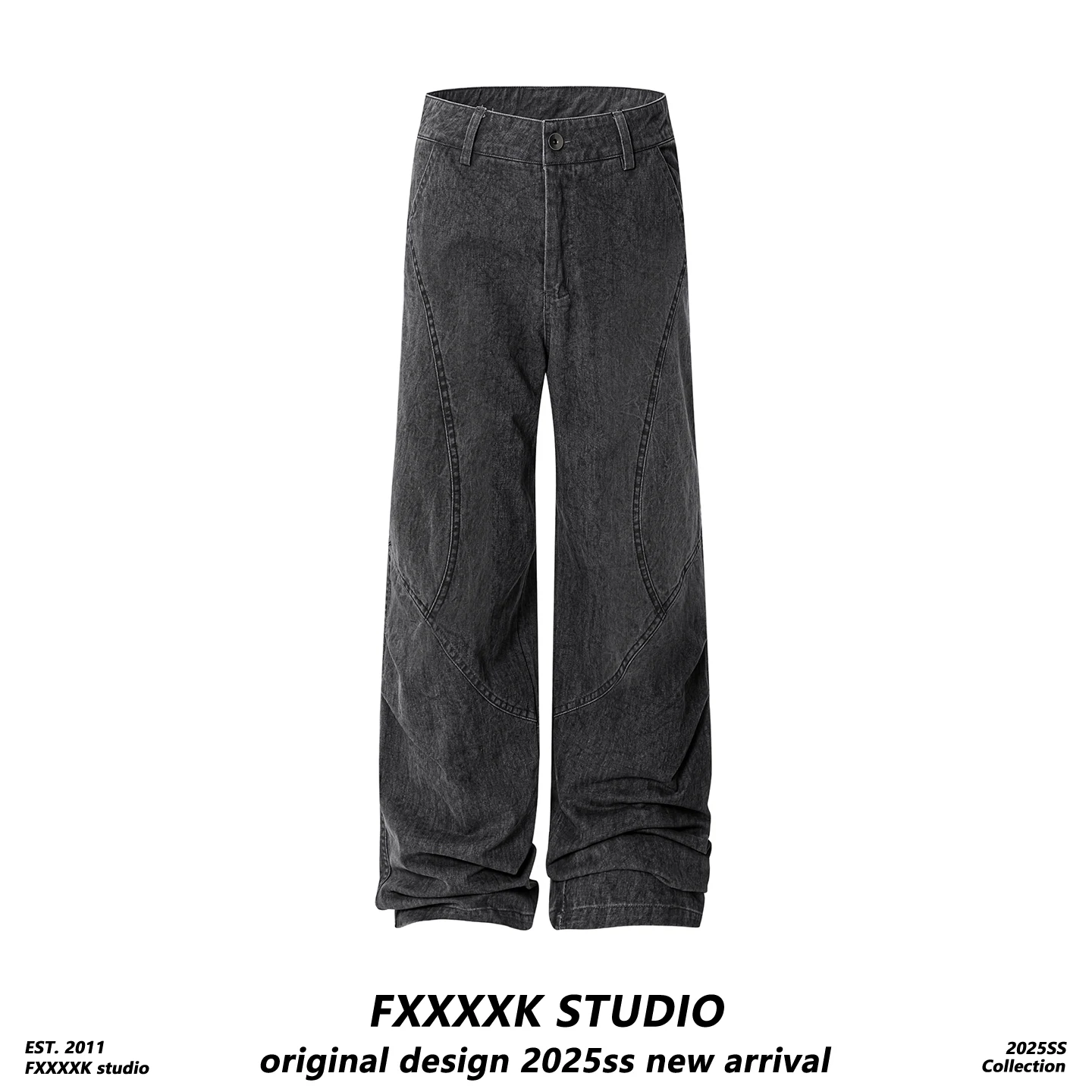 

Джинсы FXK Original Vintage Waed, прямые, рабочие, с высокой талией, широкие брюки, повседневные, универсальные, длинные