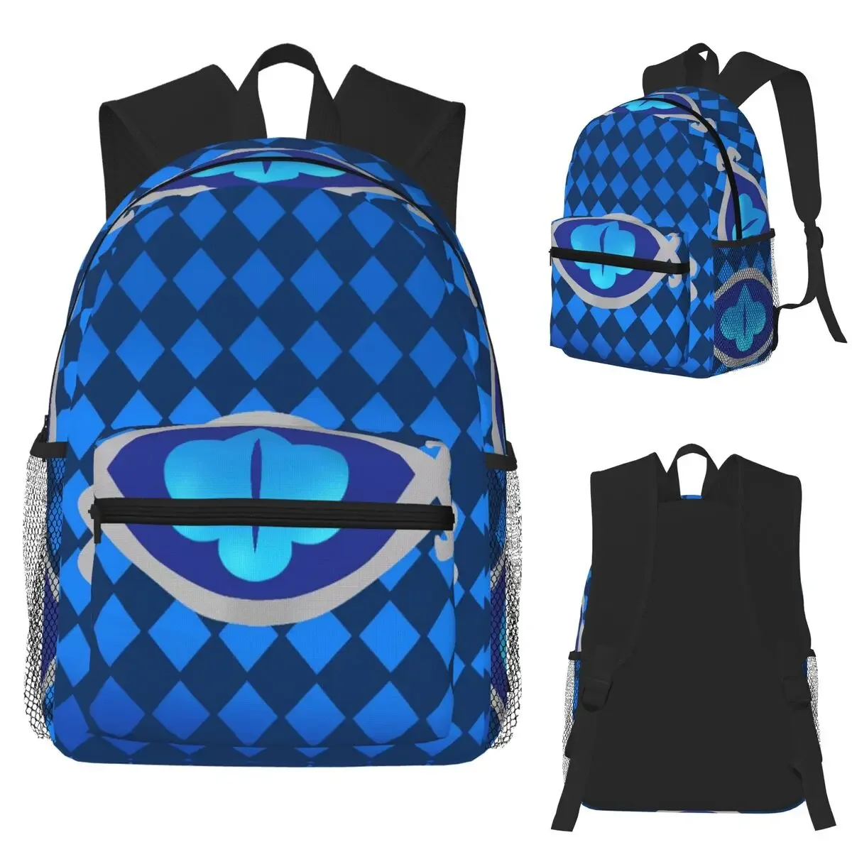Shadow Milk Cookie Run Kingdom Student Backpack School Bag Hiking Travel Daypack for Boys Girls Fashion Bookbag Shoulder Bags