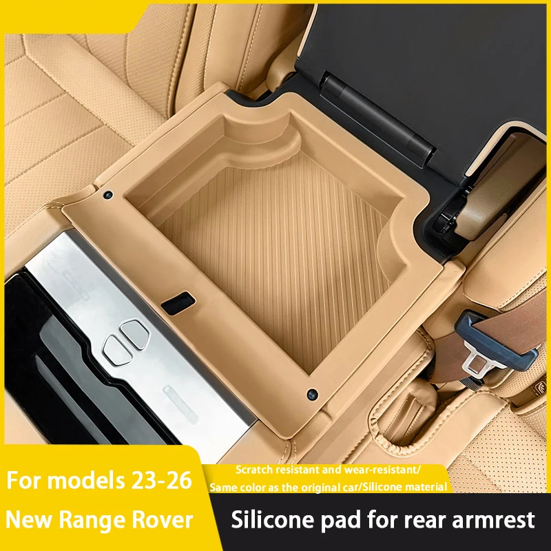 For Land Rover Range Rover Sport L461 2023-2026 Rear Armrest Storage Box Cover Center Console Organizer Interior Accessories