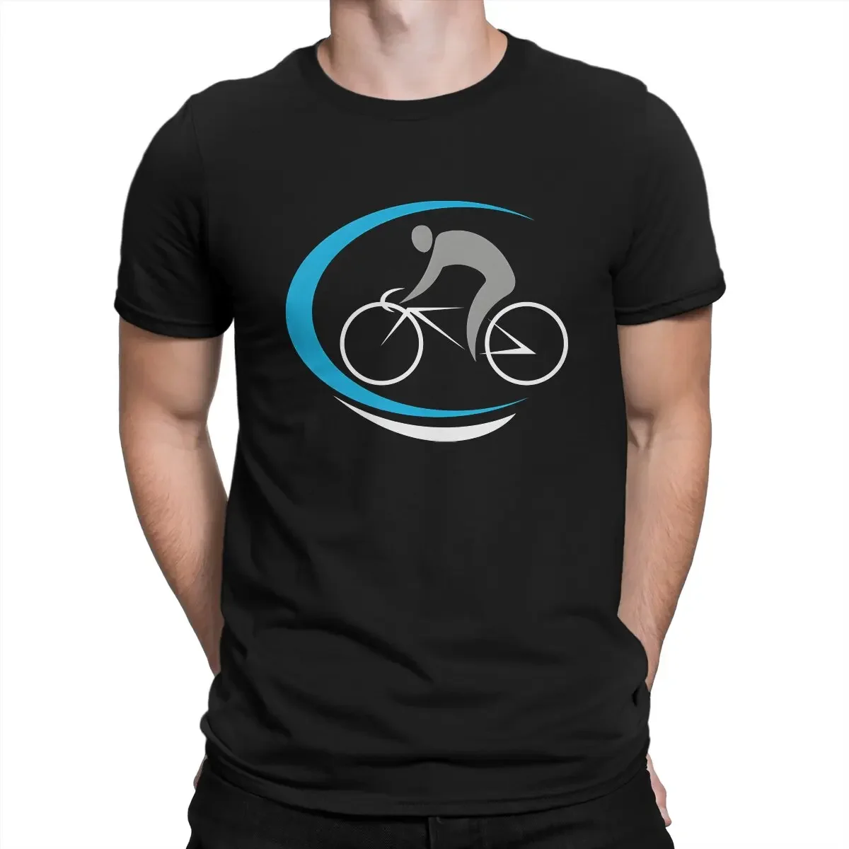 Go Ride Your Bicycle White Man's TShirt Cycologist Bicycle O Neck Short Sleeve Fabric T Shirt Funny Top Quality Birthday Gifts