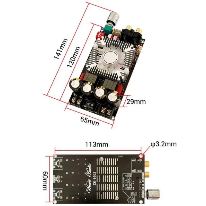 SOTAMIA 220W Mono เครื่องขยายเสียงสะพานเสียง TDA7498E ไฮไฟสเตอริโอเครื่องขยายเสียงดิจิตอล 160Wx2 Amplificador บ้านเพลง Mini Amp