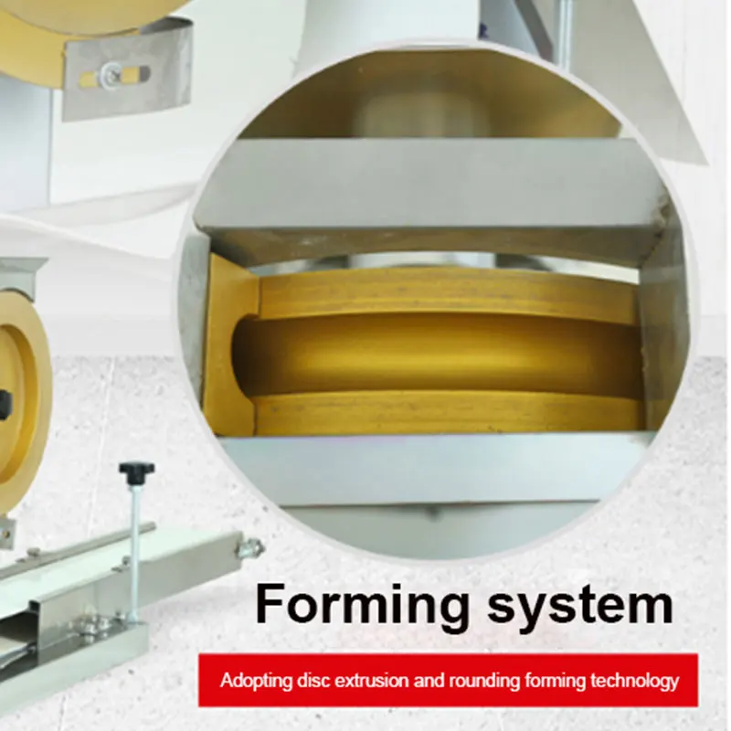 Dough Blocking Dividing Machine Tortilla Pita Bread Roti Cookie Pizza Dough Rounder Cutter