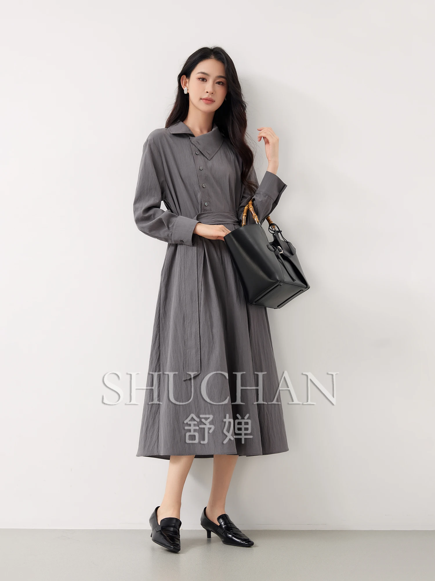 

Long Dresses for Women Vestidos Elegantes Para Mujer Stand Collar Maxi Dresses for Women
