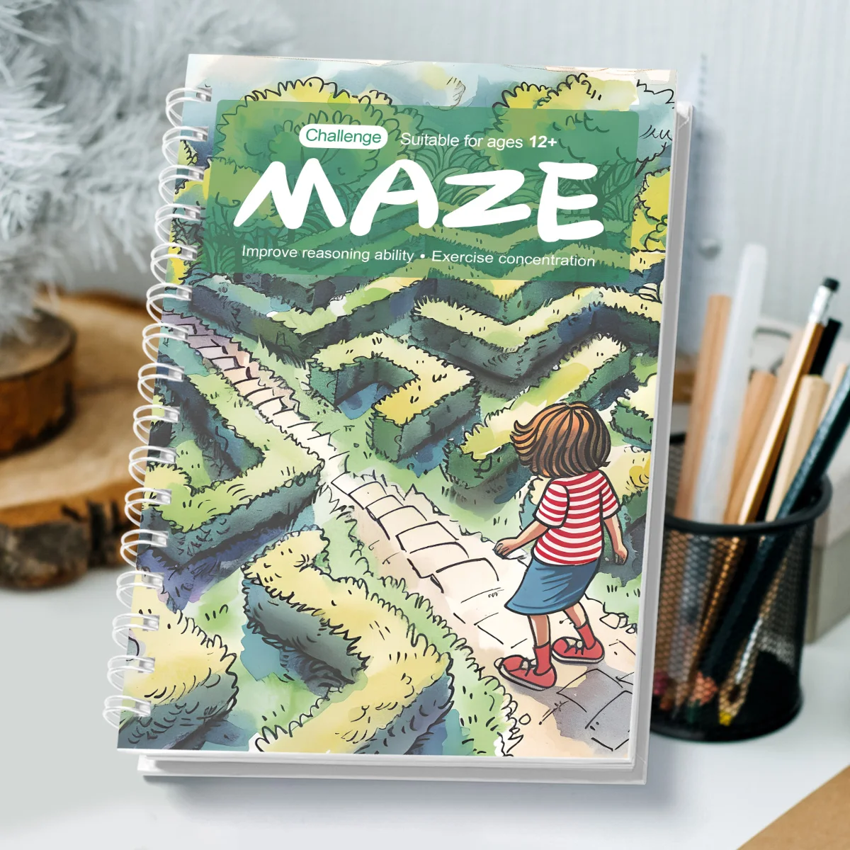 Children's Adventure Maze Book: Puzzle mazes for ages 3-6, 6-9, 9-12 and 12+ to develop problem-solving skills!