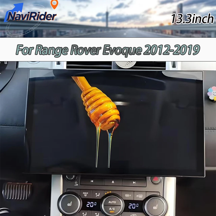 

13.3'' Screen Dual System Android For Land Rover Range Rover Evoque 2012-2019 Navigation Car Radio Player Carplay Stereo WiFi 4G