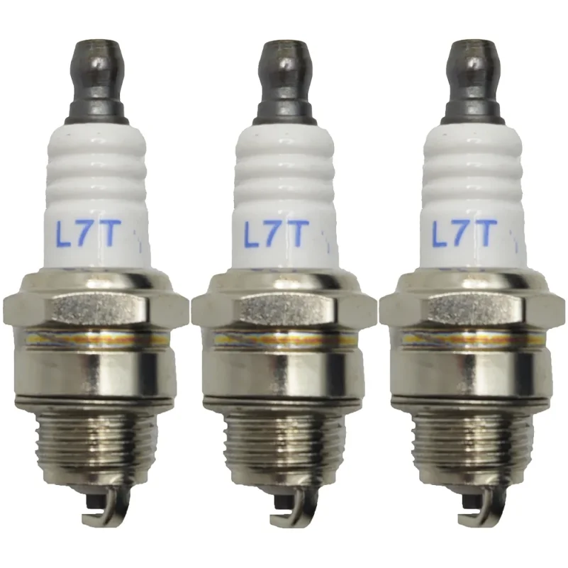 3pcs L7T Spark Plug For Chainsaw and Brush Cutter motosierra gasolina Chainsaws Spare Parts Garden Tools