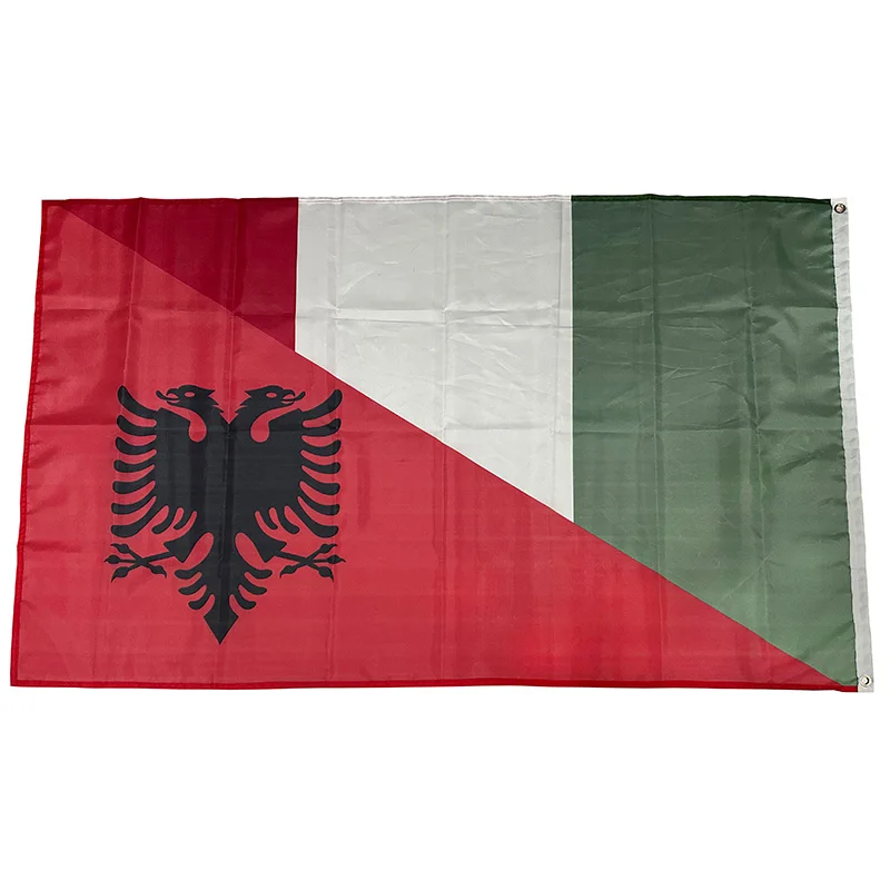 Group B Italy Albania Flag Friendship 2ft*3ft (60*90cm) 3ft*5ft (90*150cm) Size Christmas Decorations Flag Banner