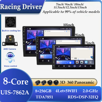 UIS7862A Android10 Car Radio Auto radio 7/9/10inch Universal WIFI GPS Car Audio Multimedia Player For Hyundai Nissan  Toyota Kia