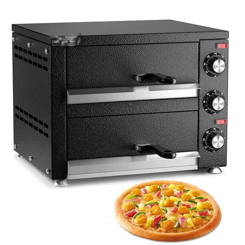 12 Inches Pizza Oven Outdoor Commercial Kitchen Supplies Double Pizza Barbecue Oven Commercial