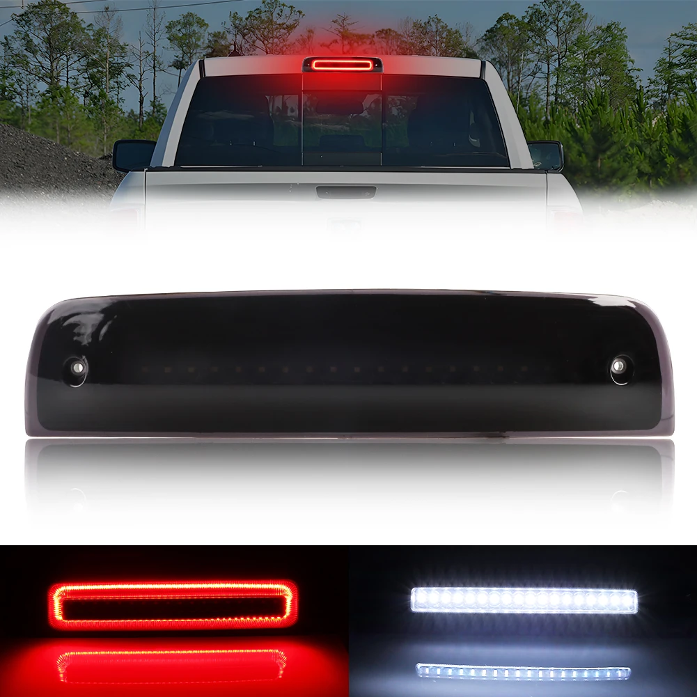 

1X Rear Reverse Light Tail Light 3rd Third Brake Light LED For 2009-2018 Dodge Ram 1500 2500 3500 4500 5500 Laramie 1500 Classic