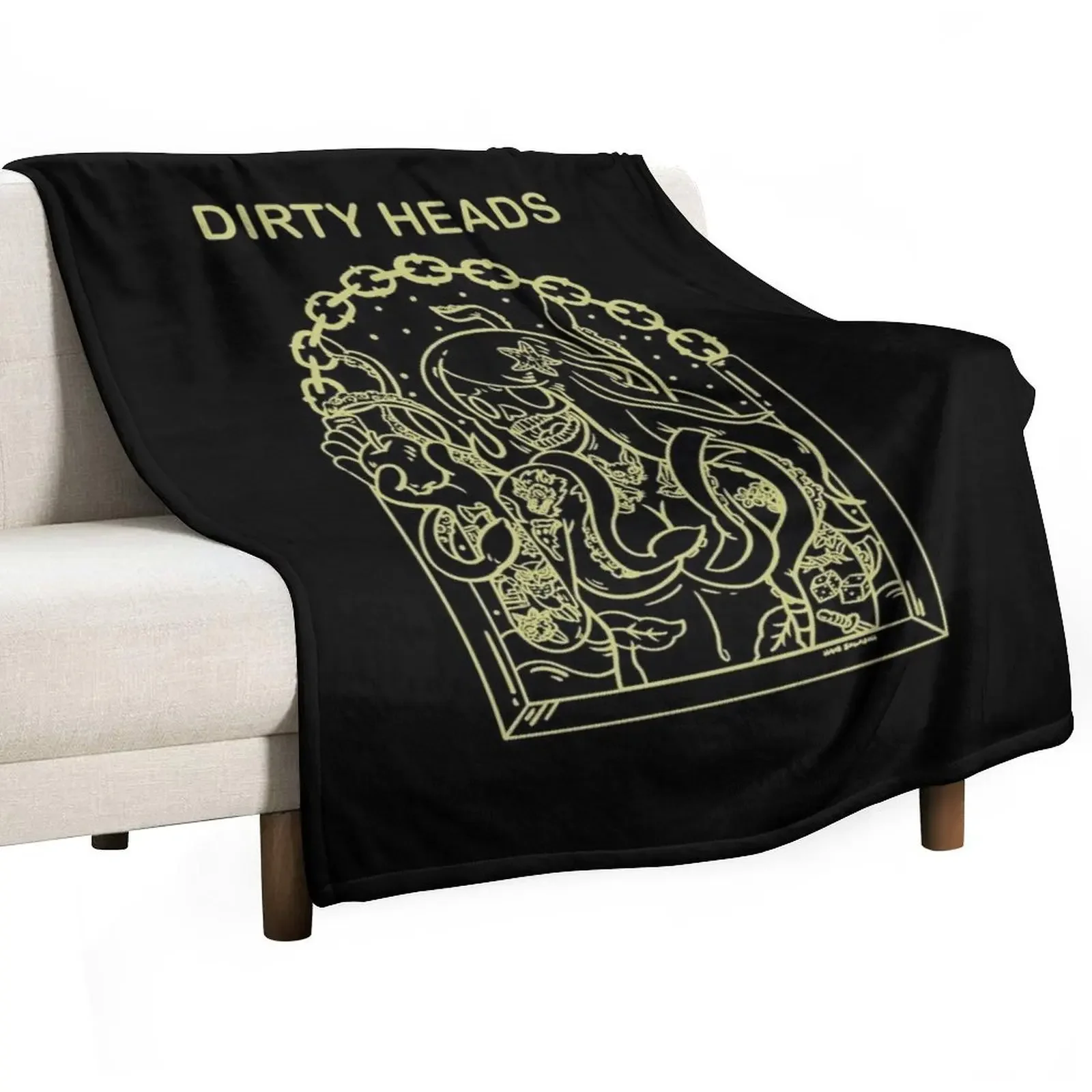 Dirty Heads Custom Art For Terra T-Shirt Throw Blanket Large cosplay anime Warm Flannel Blankets