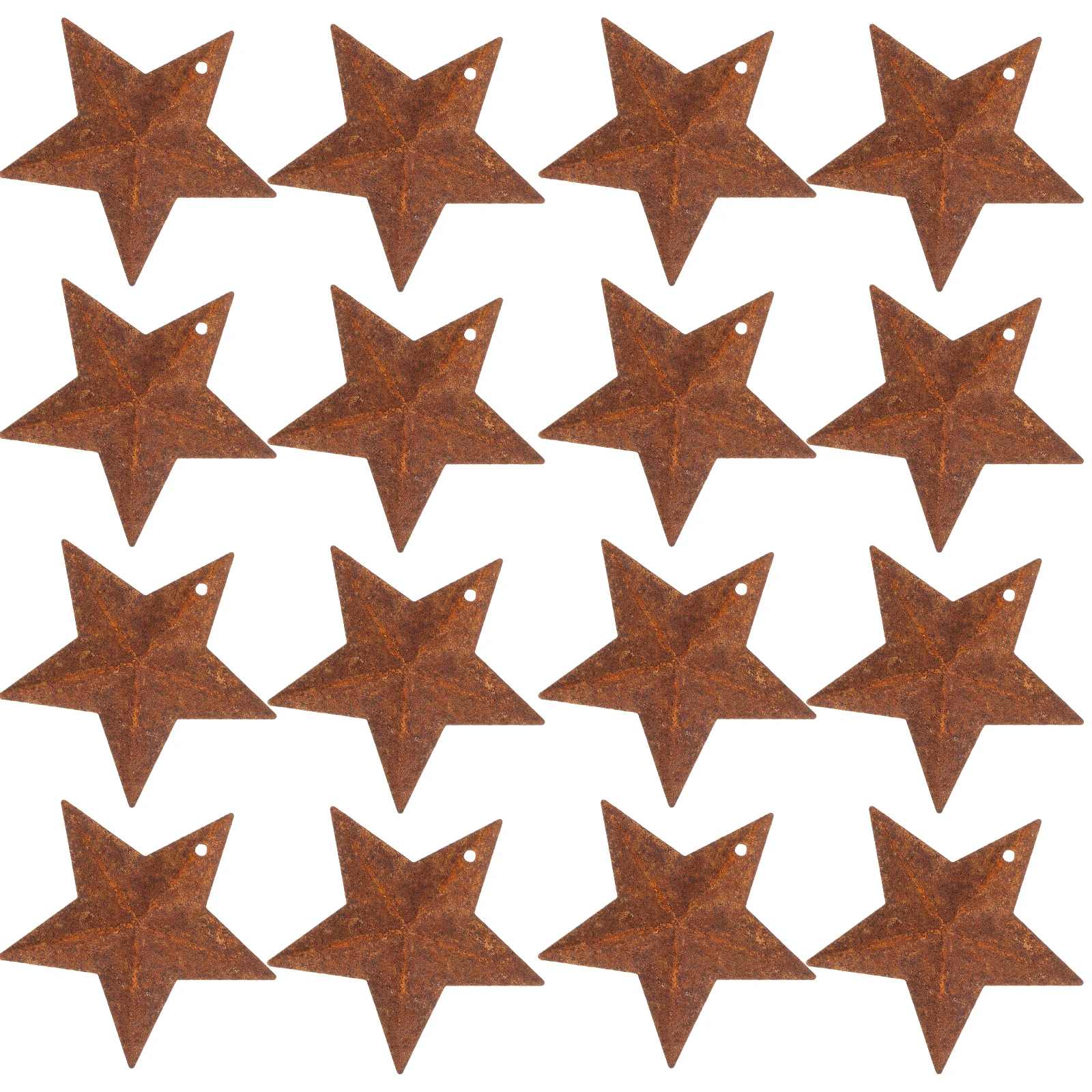 

Holiday Retro Five-pointed Star Pendant Christmas Decorations Ornaments Irregular
