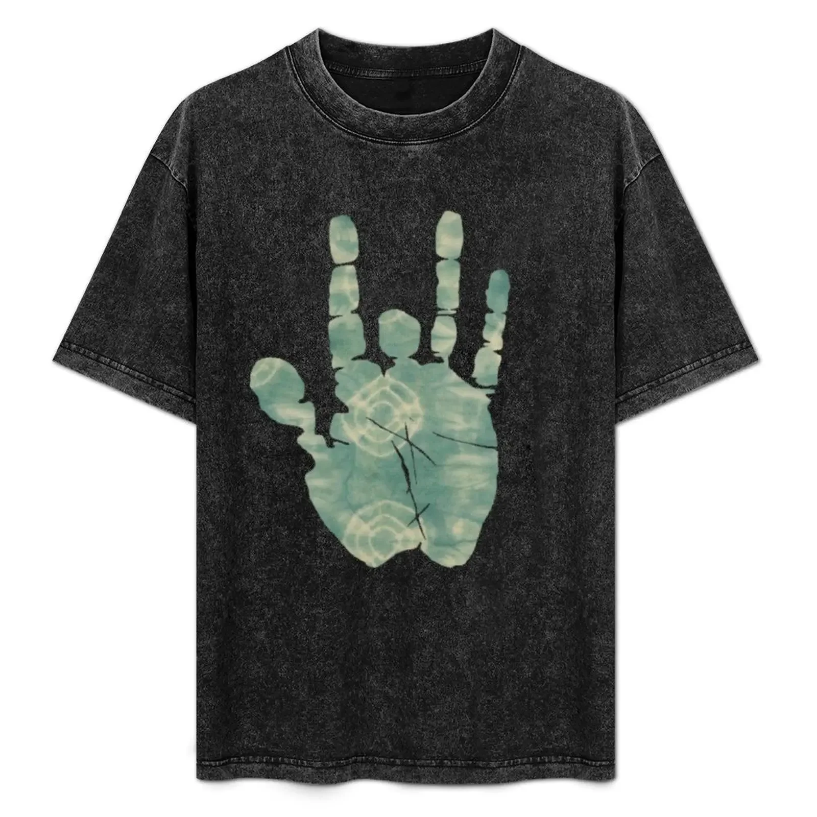 

Sea foam blue tie dye abstract jerry garcia hand T-Shirt football t shirt anime tees mens t shirts pack