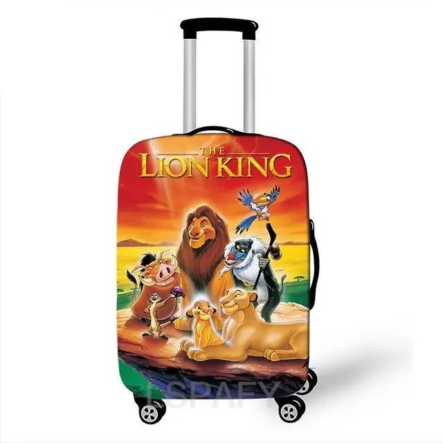 Disney The Lion King Simba Luggage Cover Elastic Suitcase Protective Cover For Travel Bag Anti-Dust Protective Cover