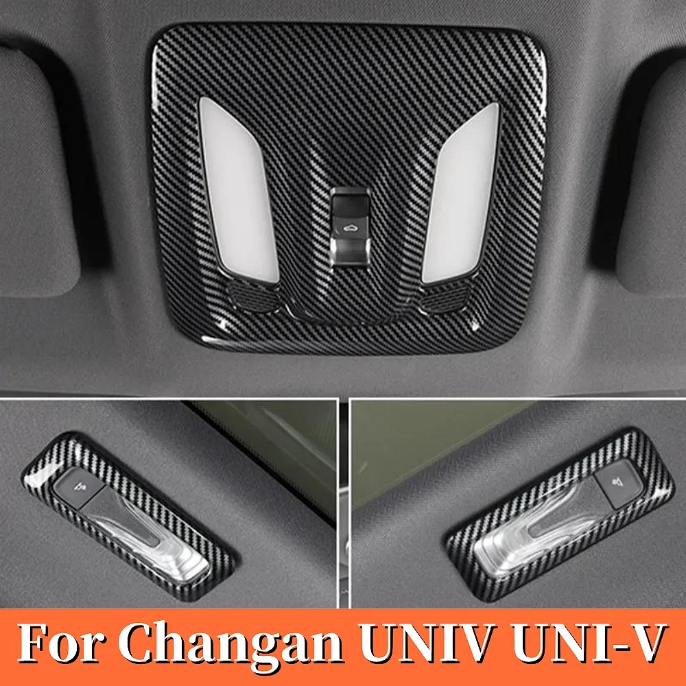 

For Changan UNIV UNI-V 2022 2023 2024 ABS Chrome Car Reading Lights Trim Cover Protection Decoration Auto Interior Accessories