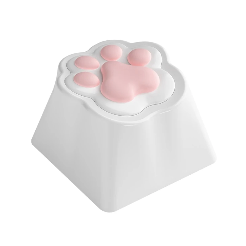 3D Cat Claw Keycaps MX Structure Keycaps ABS+Silicone OEM Profile Keys Caps Customizable Personalized Cat Paw KeyCaps