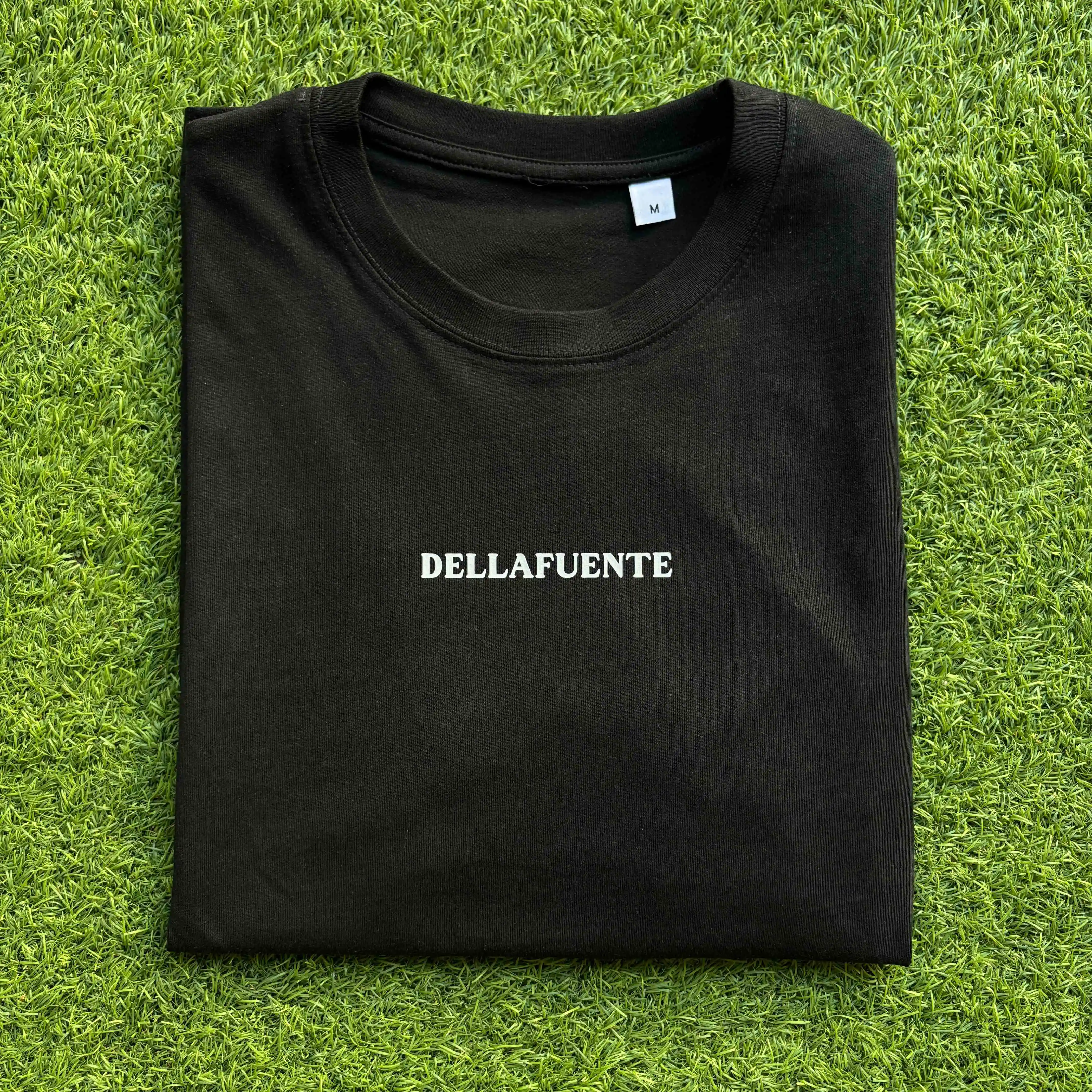 مغني الراب Dellafuente رسالة الجرافيك تي شيرت الرجال النساء المتضخم Y2k الشارع الهيب هوب القوطية تي شيرت بلايز الذكور الإناث الملابس تيز