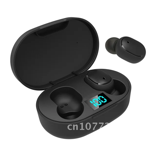 

E6s Bluetooth Headset Smart Digital Display Wireless Mini HIFI Headphones Stereo in-Ear Waterproof Sports Earphone A6S A6R