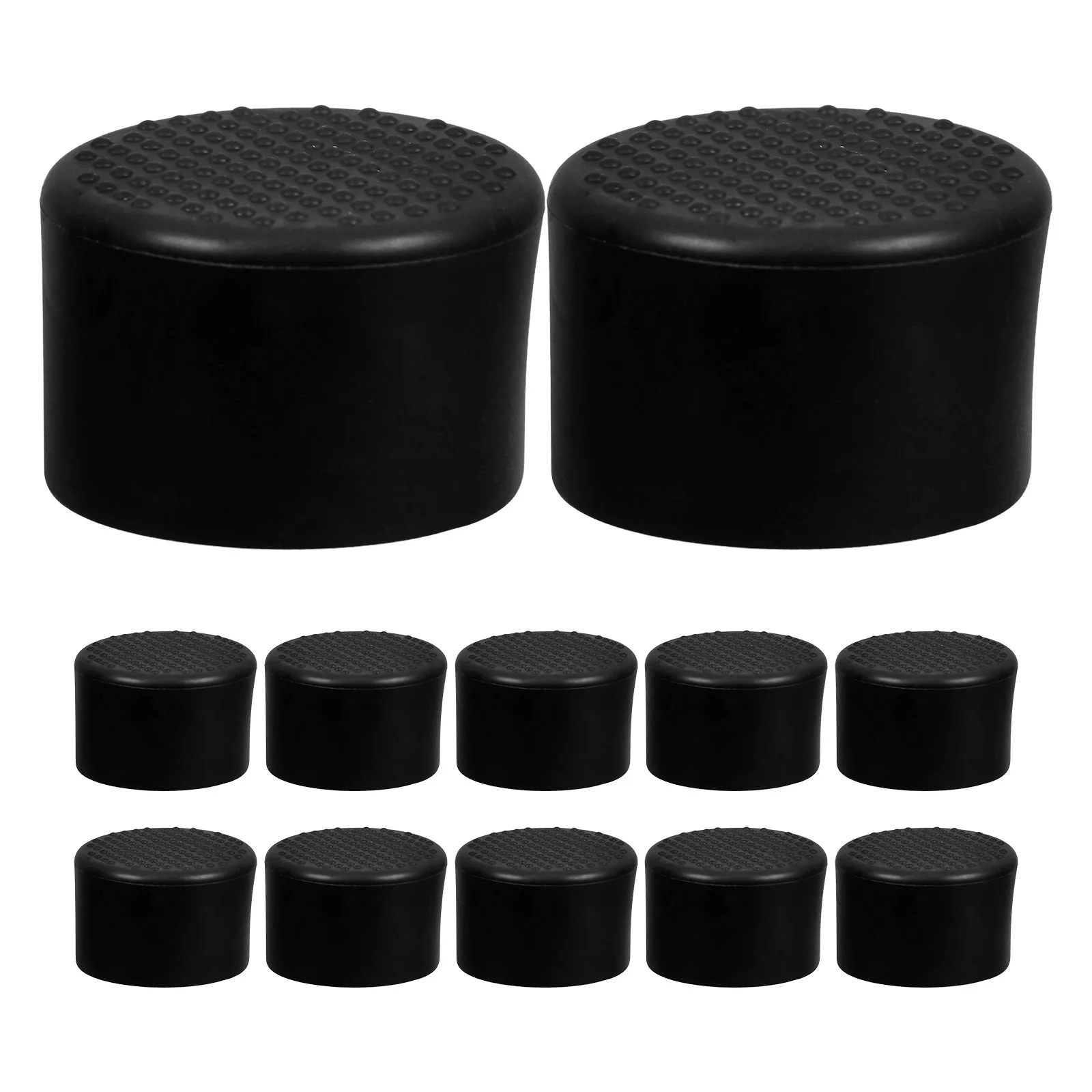 

12 Pcs Non-slip Cover Chair Feet Covers Floor Protectors for Hardwood Floors Caps Table Leg and Foot Chairs Socket