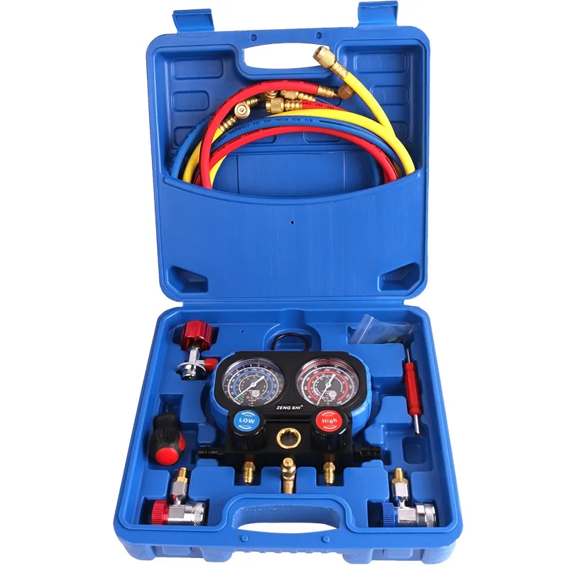 

Special Refrigerant Car Air Conditioning Pressure Gauge Double Gauge Valve Fluorine Refrigeration Maintenance Kit