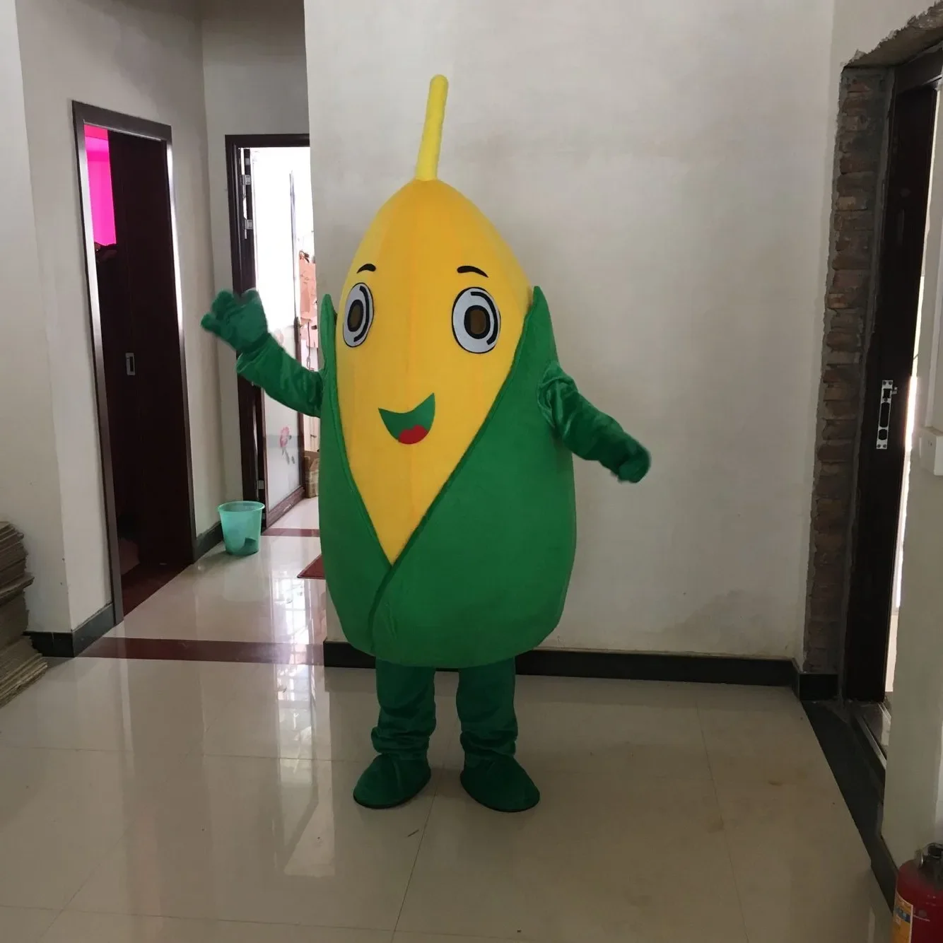 Cosplay verdure pepe aglio melanzana pomodoro mais mascotte Costume cerimonia pubblicitaria Fancy Dress Party eseguire puntelli