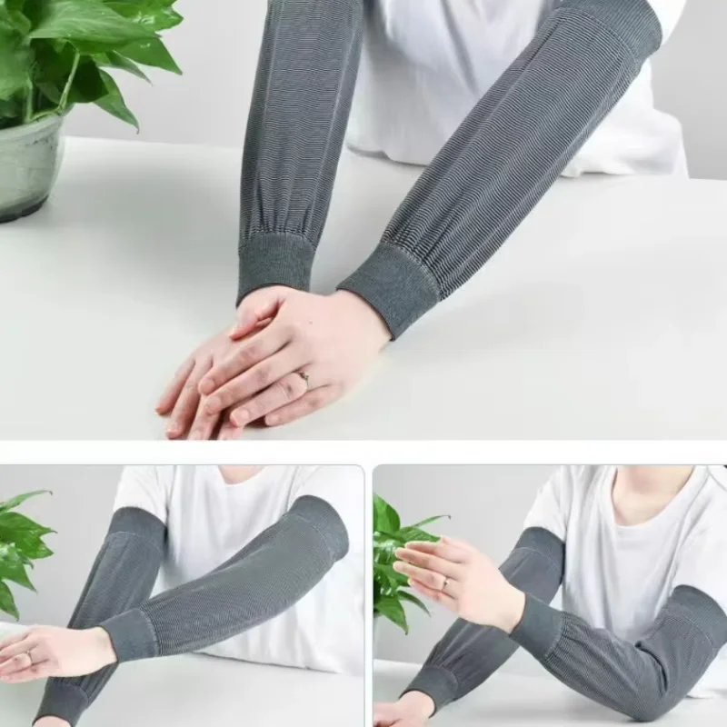 Summer Cooling Arm Sleeves Sun UV Protection Hand Cover Arm Warmers Running Fishing Cycling Basketball Sunscreen Sports Sleeve