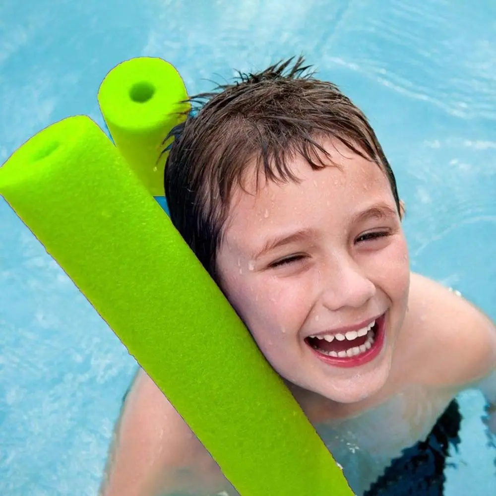 Piscina Espuma Macarrão Float Aid, Swim Ring, Flutuabilidade Vara, Útil para Crianças e Adultos, Acessórios de piscina