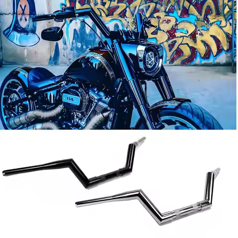 Motorcycle 1-1/2&lsquo;&rsquo; APE Hanger Handlebar for Harley Softail Street Bob Fat Boy Low Rider Breakout Dyna XL883 48 Accessories Bar