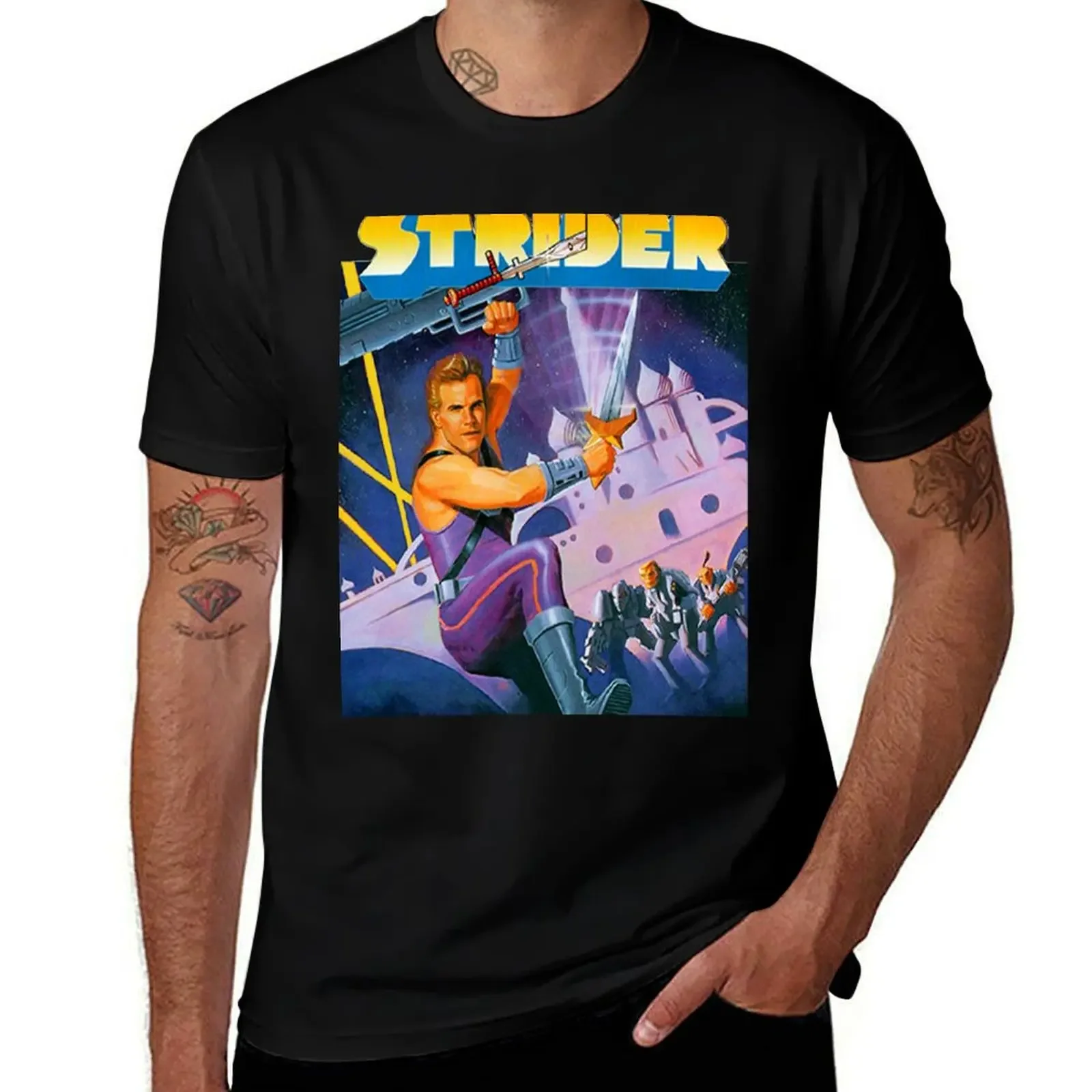 strider T-Shirt designer shirts Short sleeve tee new gifts and t-shirts Men's cotton t-shirt