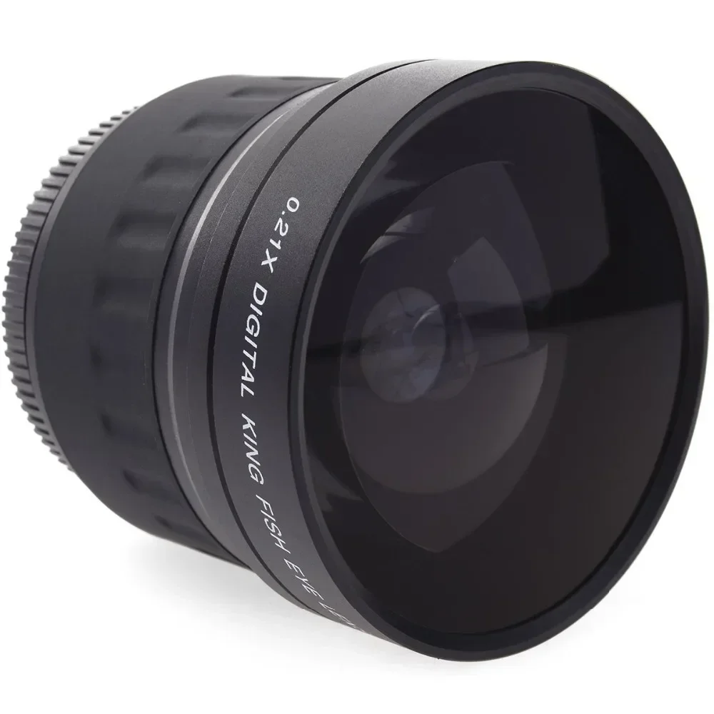 Lightdow 52mm 0.21X Wide Angle Fisheye Lens for Nikon D7200 D7100 D5200 D5100 D5000 D3100 D90 D60 with 18-55mm Lens