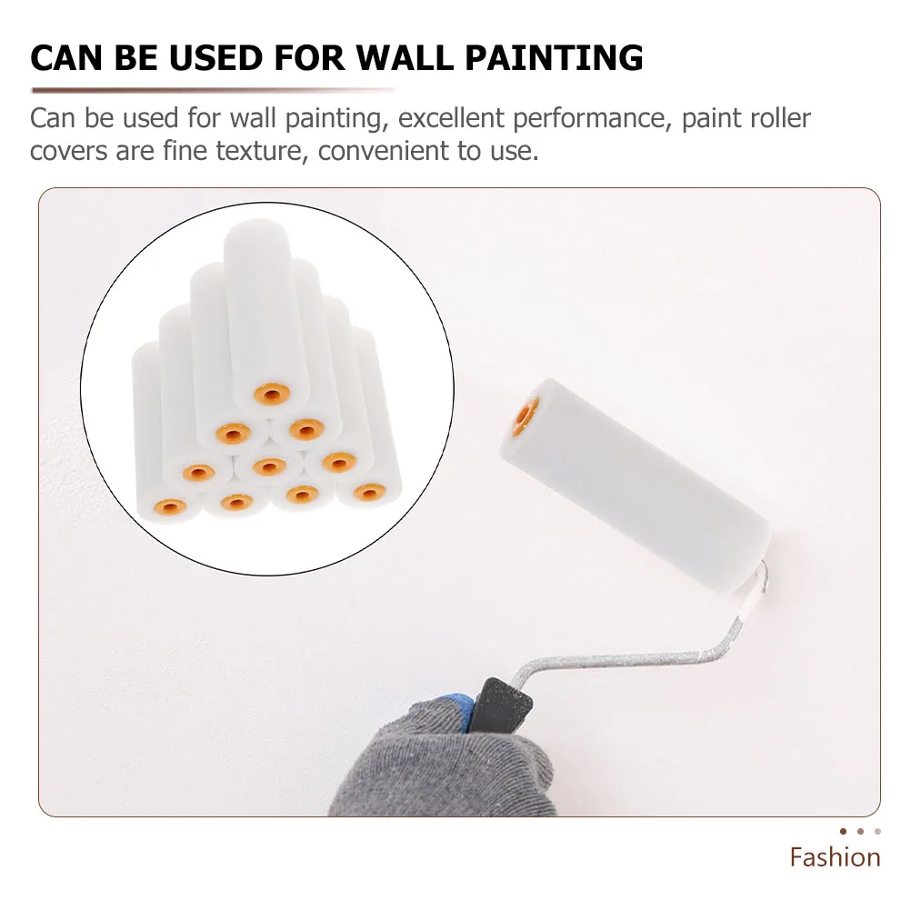 

Sponge Covers for Paint Roller Replacement Sleeves Leaf Shape Plastic Accessories