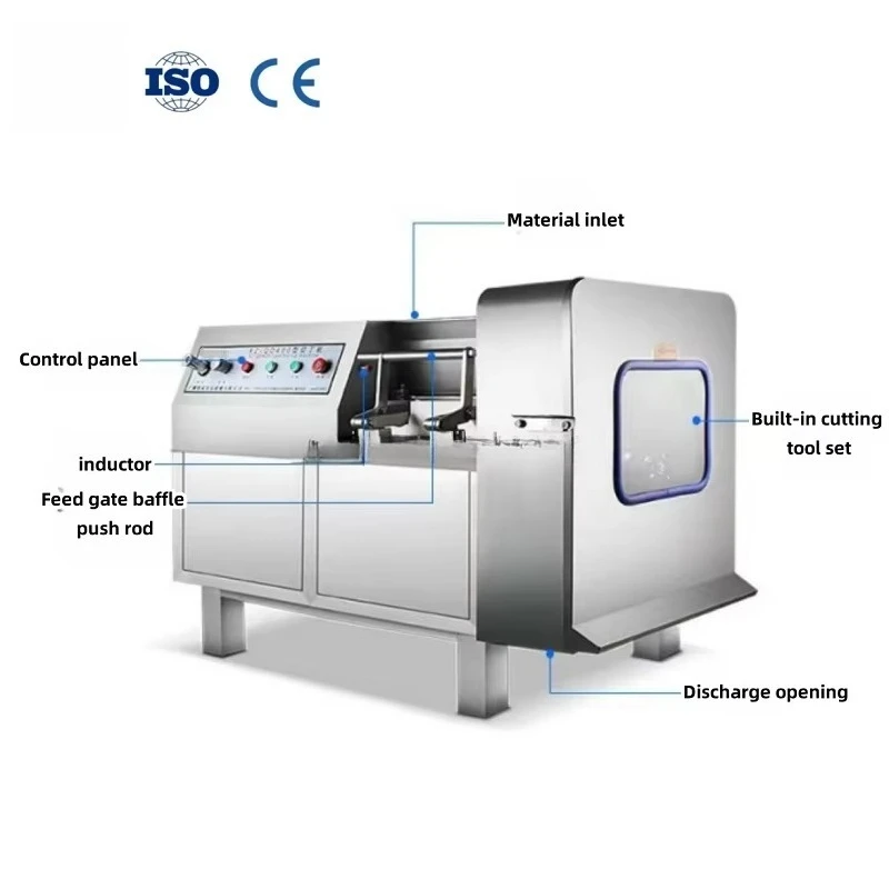 Meat Dicing Machine for Frozen Beef Pork Hard Cheese Onion and Carrot with High Efficiency Uniform Cube Size Stable Operation