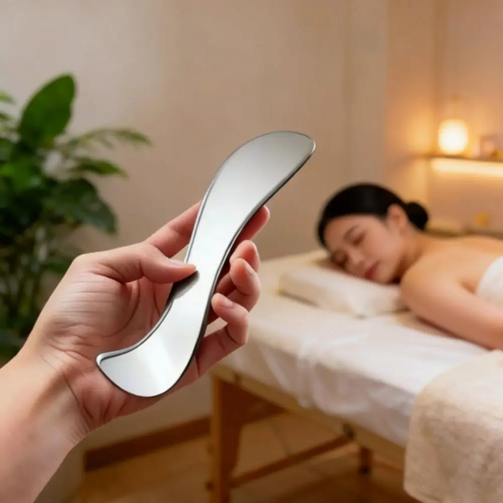 Professional Stainless Steel Fascia Tool Gua Sha Scraper For Soft Tissue Massage Muscle Recovery And Pain Relief Therapy Gear