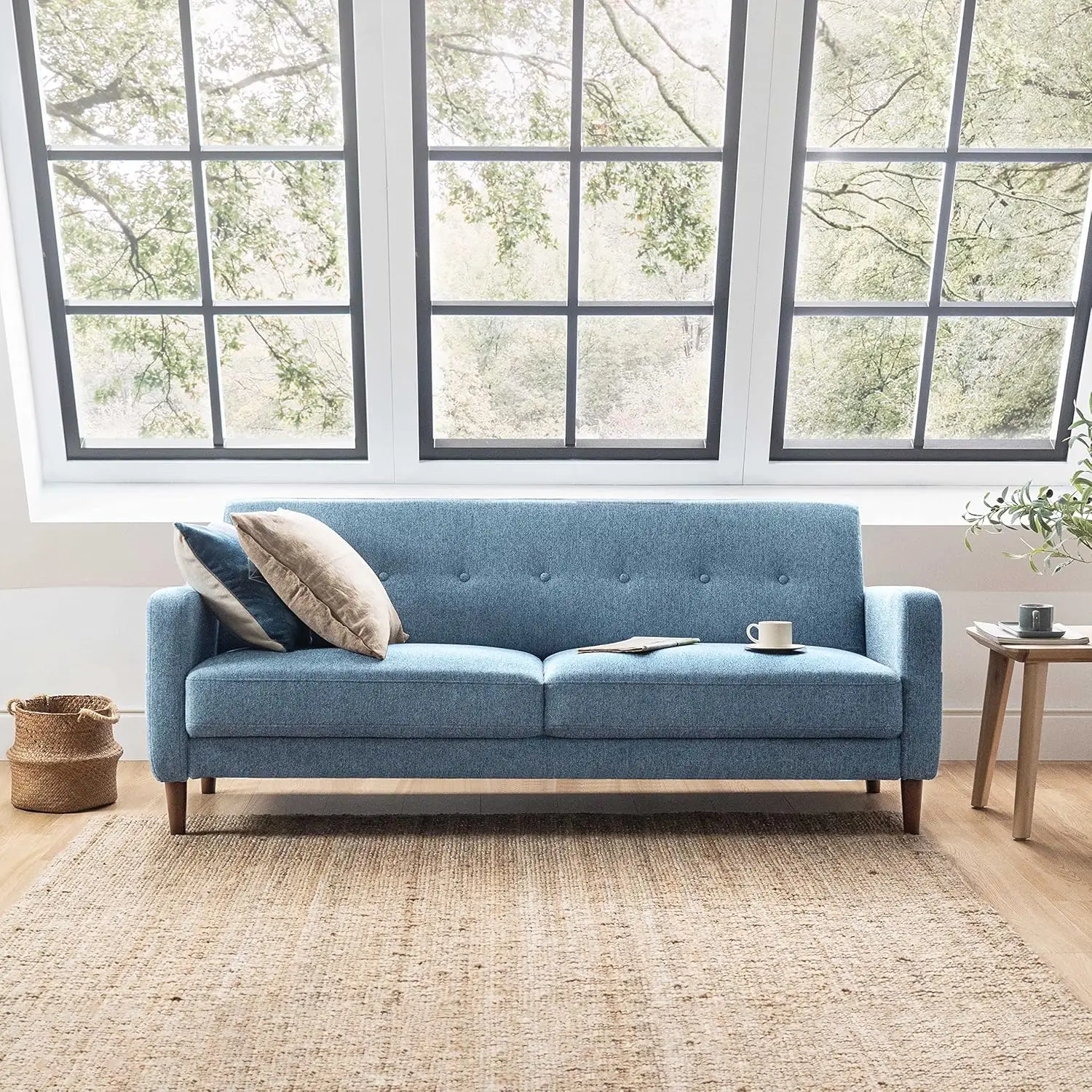 Adair Heather Blue Sofas, 0