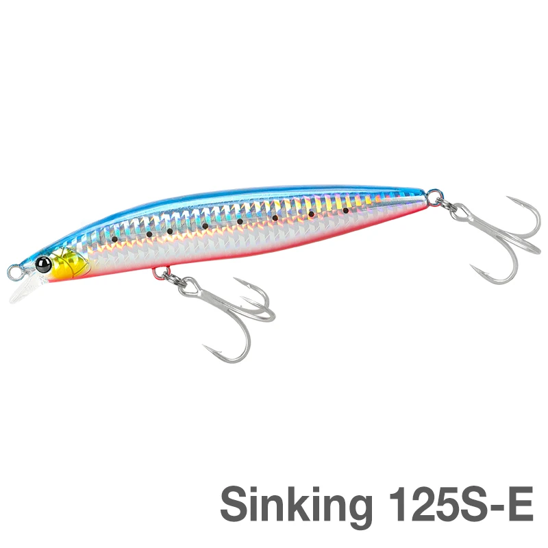 Tsurinoya forte 125s de alta resistência afundando minnow stinger