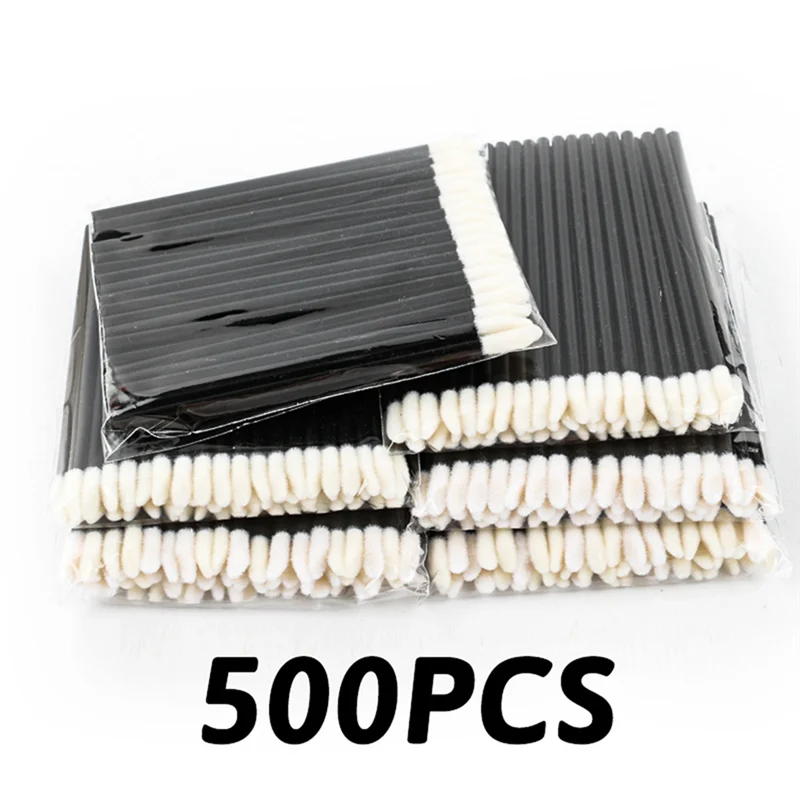 Pinceau portable Jules pour rouge à lèvres poulet, outils de maquillage de beauté, noir, 500 pièces