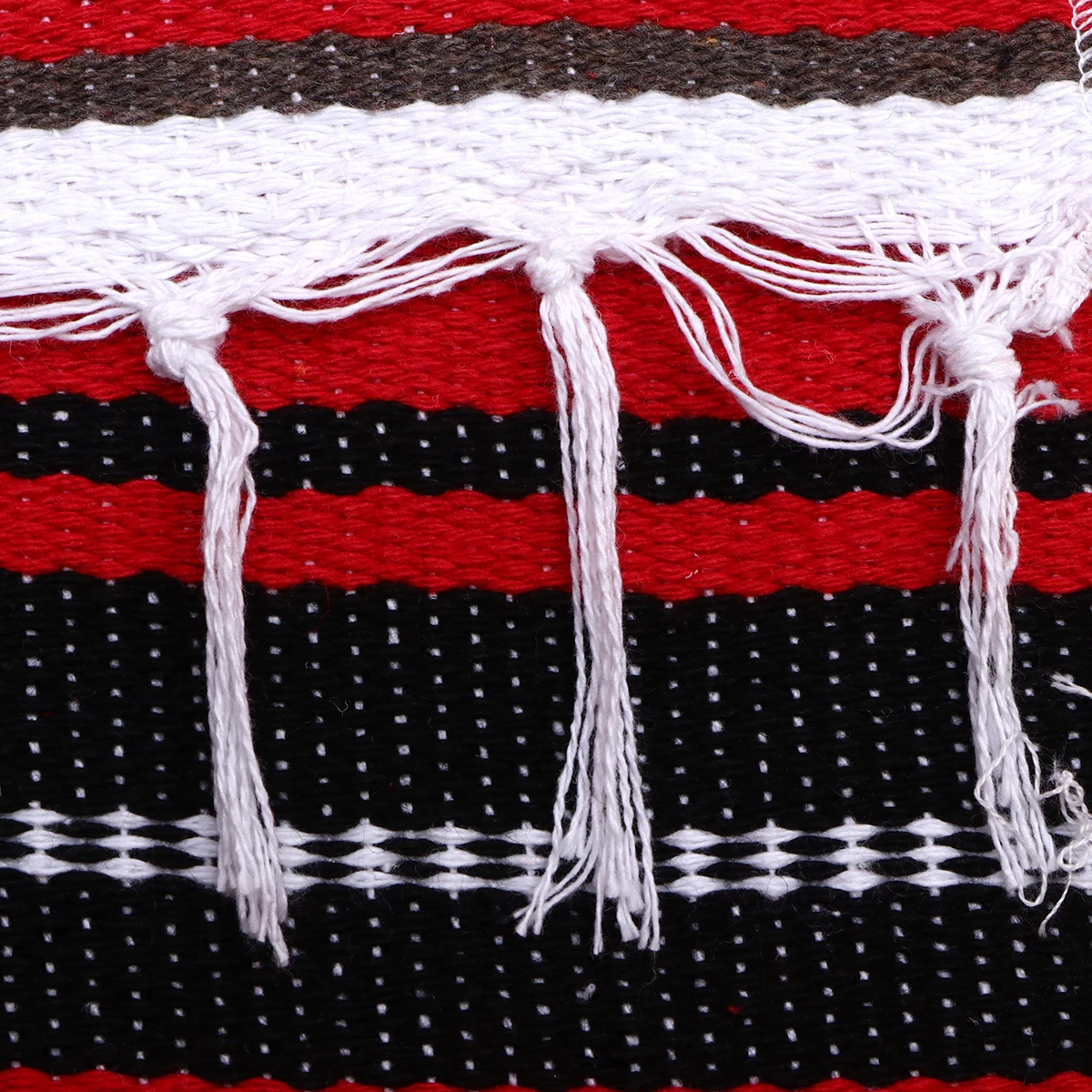 

Blankets Jacquard Shawl Mat Woven Yoga Blended Cape Belt Mexican Coffee