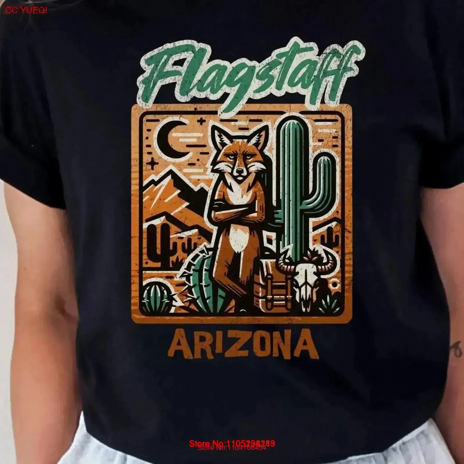 Flagstaff Arizona T Shirt Lake Mary Ashurst vintage Washed streetwear homme Stylish fashion Comfortable Soft  vintage Washed