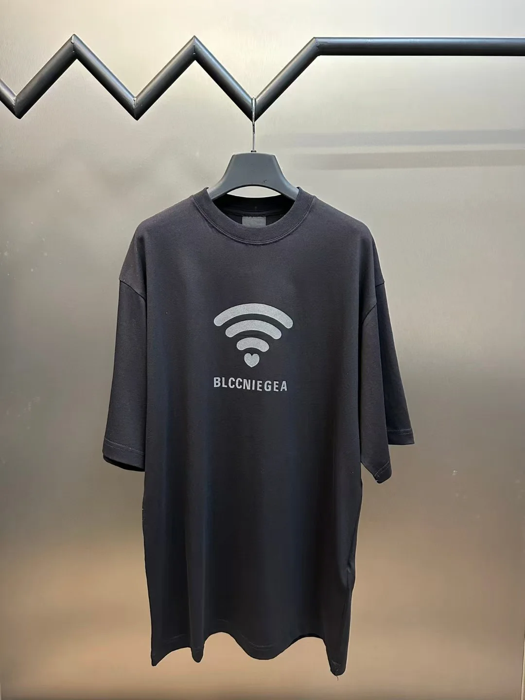 BLCCNIEGEA ثقيل الوزن عالي الجودة باريس B تي شيرت موضة فضفاضة تناسب قصيرة الأكمام طاقم طباعة رسالة تصميم القطن الخالص للجنسين