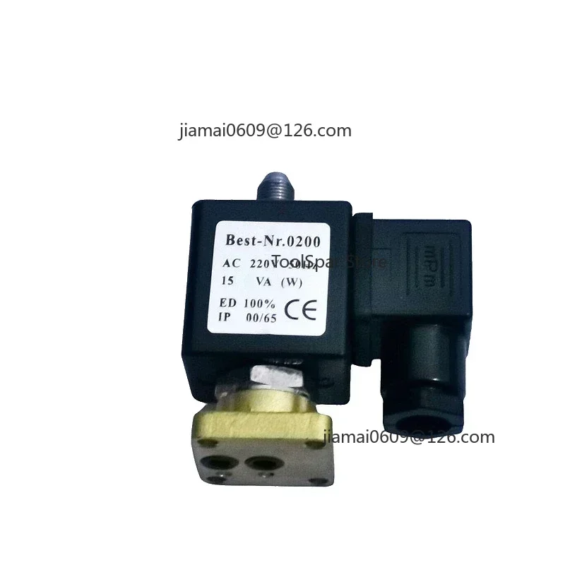 0200 Solenoid Valve Coil AC220V 50Hz 15VA Electromagnetic Coil For Screw Air Compressor Pneumatic Control Valve