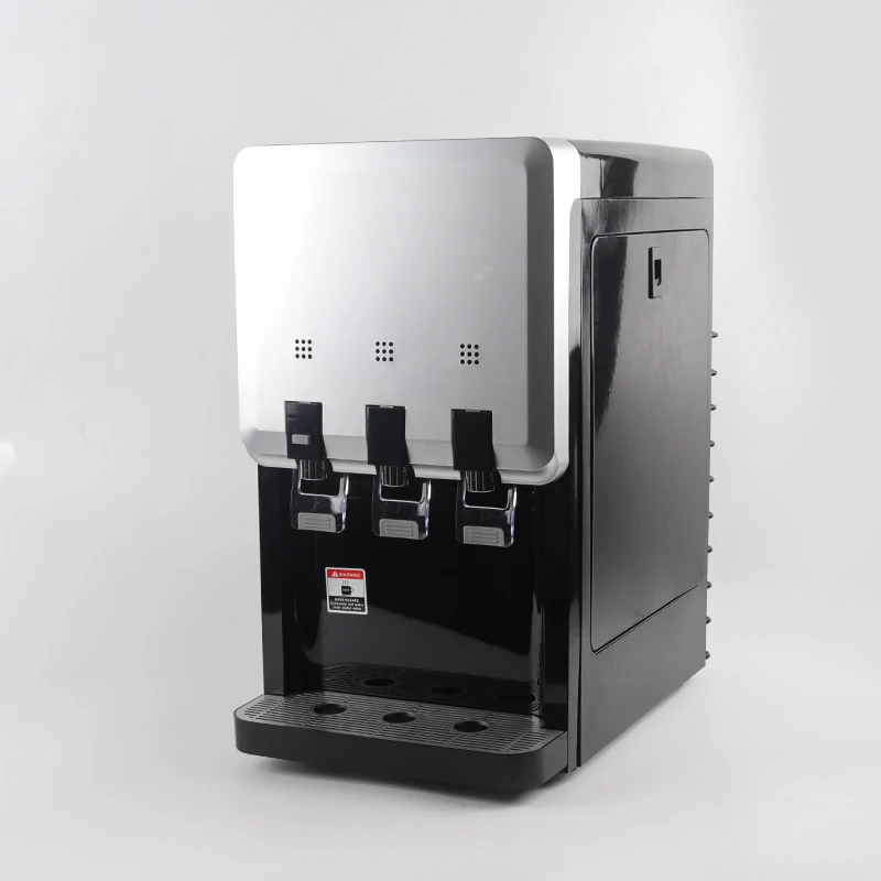 Distributore di acqua calda e fredda elettrico da appoggio nero cina