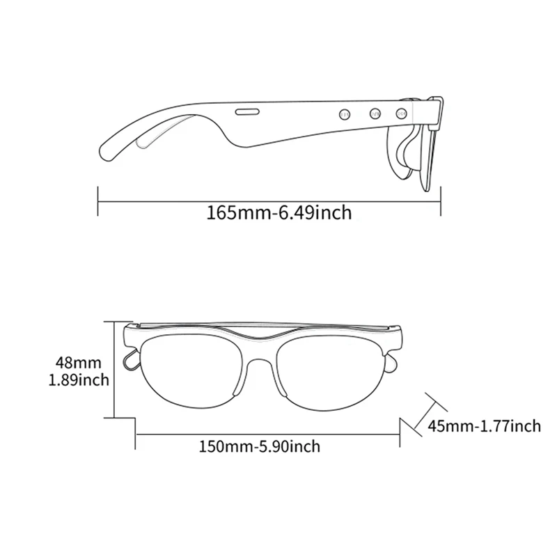 FFYY-TWS Xg88pro بلوتوث نظارات ذكية سماعات الصوت حر اليدين دعوة الرياضة نظارات ستيريو سماعات الموسيقى HD الصوت