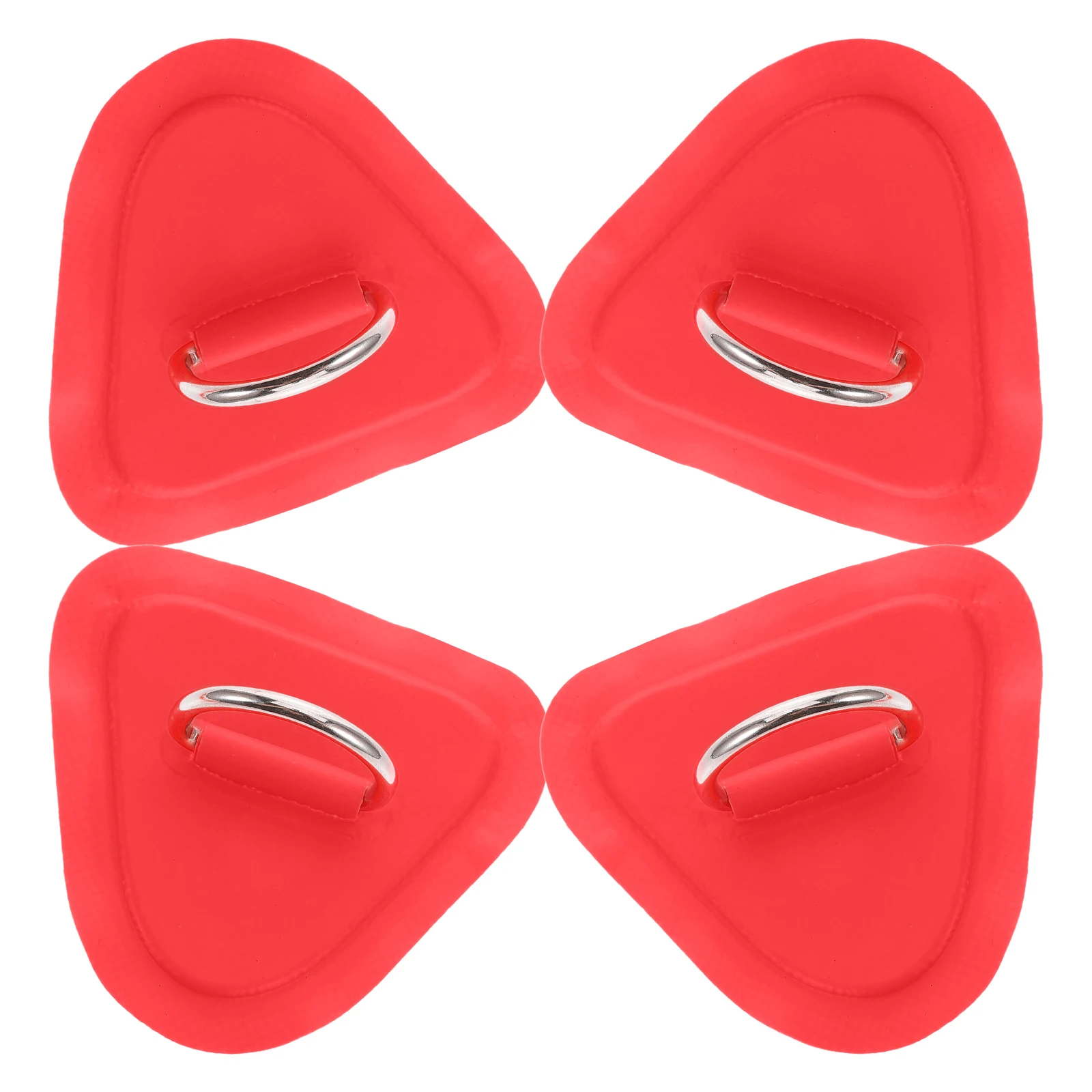 

4pcs Rope Stainless Steel PVC for Kayak Canoe Surfboard Storage Shock Cord Portable Rope Buckle Hook Fixing Patch